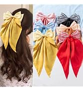 6 PCS Big Bows Hair Clips,Hair Bows for Women Girls,Hair Bows,Bow-knot Hair Clips for Women Thick...