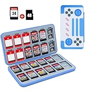 FYY Nintendo Switch Game Case Holder for Switch 2 Cartridge Case with 24 Game Card Slots & 48 Mic...
