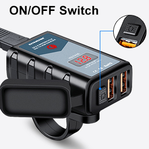 motorcycle usb charger waterproof