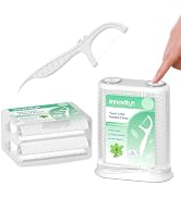 Dental Floss Picks Dispenser,Large Container Flossers Case, Twin Line Floss Sticks Toothpicks 300...