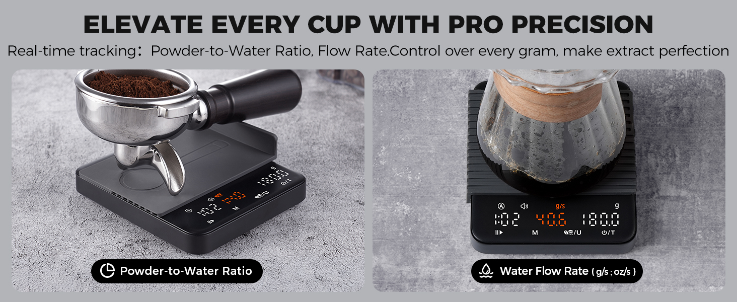 Coffee scale espresso scale with timer mini coffee scale with timer digital coffee bean scale
