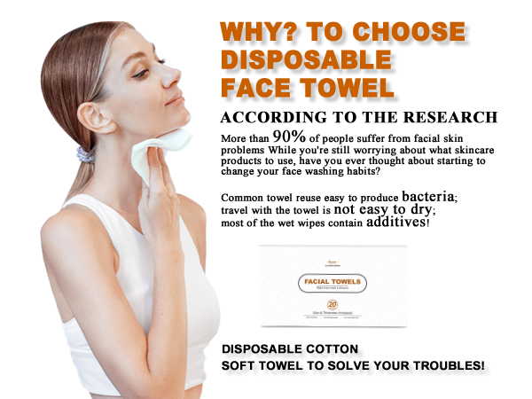 disposable face towel