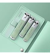 4 Pcs Manicure Set Stainless Steel Nail Clippers, Beauty Tool Portable Set Professional Grooming ...