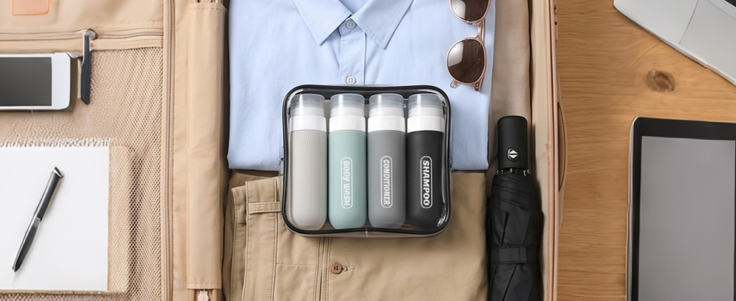 silicone travel bottles
