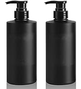 16 oz Hand Soap Dispenser Plastic Pump Bottles with Waterproof Label Empty Lotion Dispenser Refil...