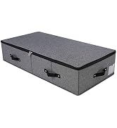 AMJ Extra Length Under Bed Storage Organization Containers for Shoes, Clothing, Bedding, 35.5 x 1...