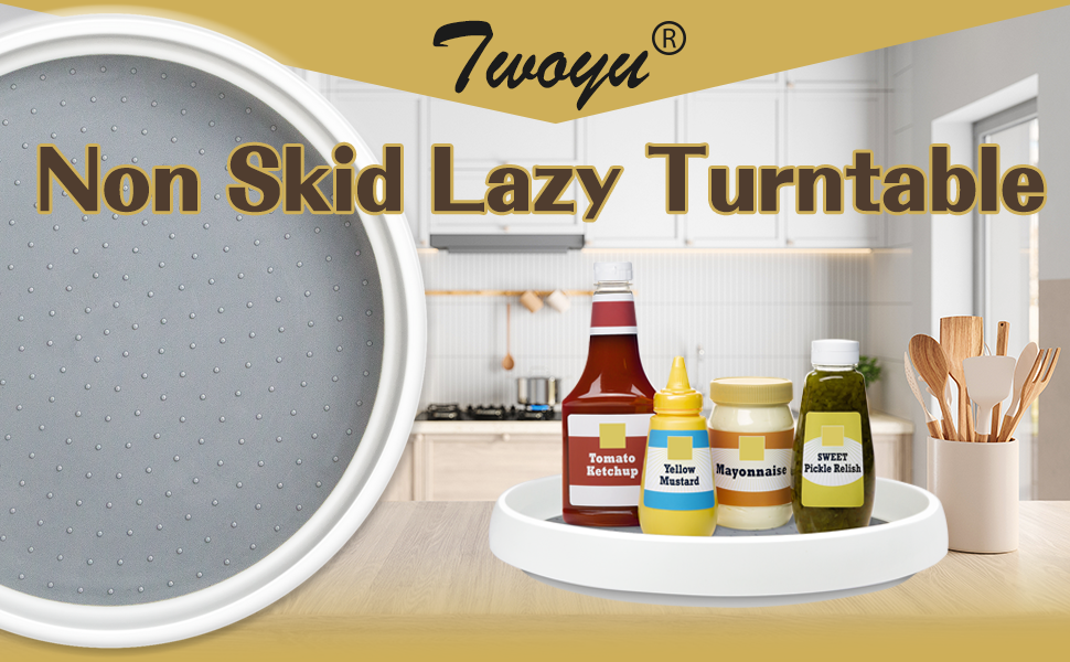 Twoyu Non Skid Lazy Turntable