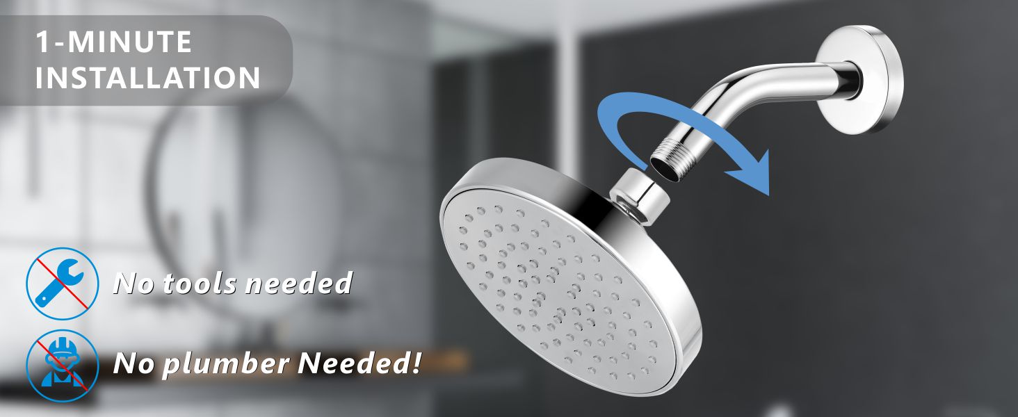 bathroom shower head