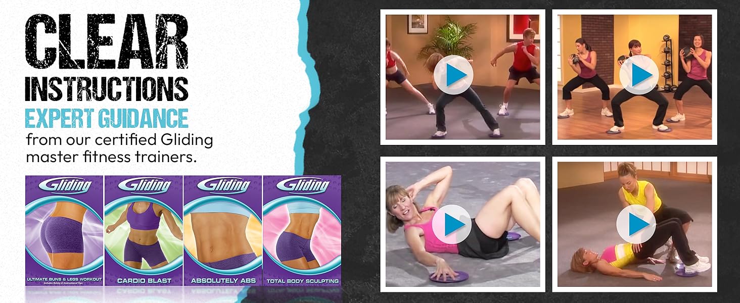Each pair of discs comes with free streaming exercise videos