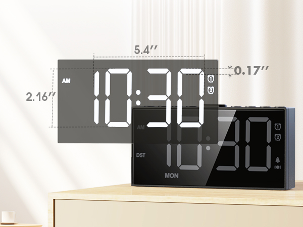Alarm Clock with Big Digits