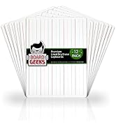 Board Geeks Dry Erase Lapboards 9"x12" - 12 White Board for Teachers, Students, Children | Reusab...