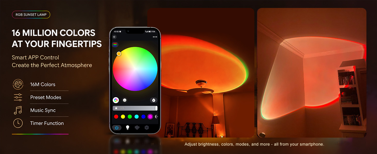sunset lamp