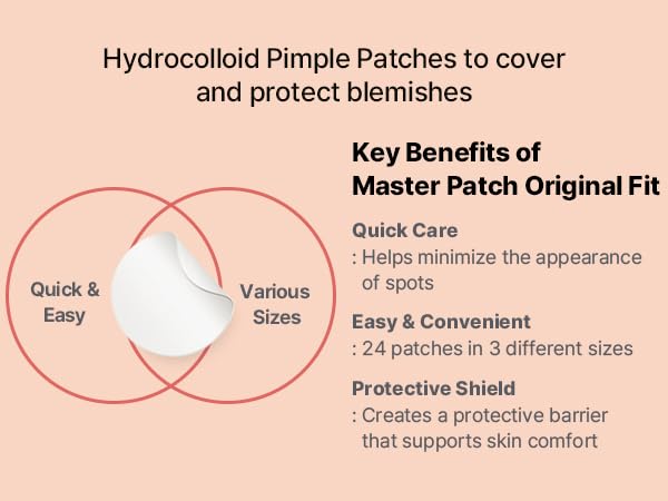 hydrocolloid quick and easy protest heal convenient 3 sizes speed up recovery pretect pimple scar