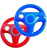 DOYO 2 Pack Steering Wheel for Wii Controller, Racing Wheel Compatible with Mario Kart, Game Cont...