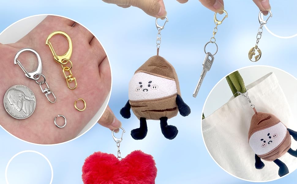 key chains key chain rings lobster claw clasps keychain rings key chain hooks keyring