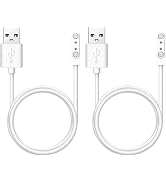 Mikikit 2pcs Magnetic Charging Cable for Watch Replacement Charger Cable Package Compatible Smart...