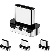 iAXBi Magnetic Connector Tips Head for USB-C Android Devices (4 Pack), only Compatible with 5A Ma...