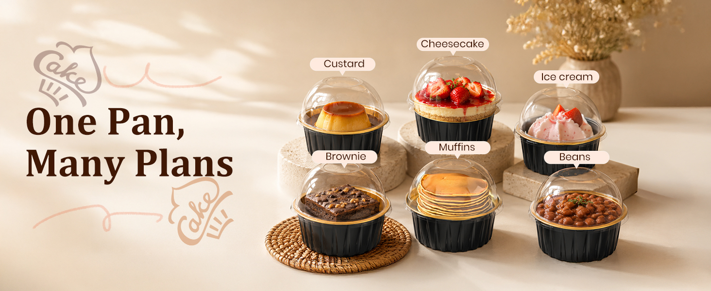 Mini Cake Pans with Lids