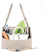 Viaviat Car Handbag Purse Holder Between Seats Leather Car Front Seat Storage Bag Large Capacity ...