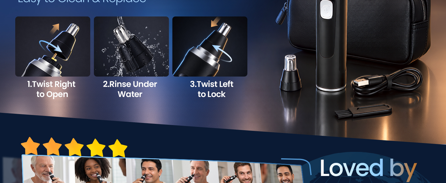 Nose hair trimmer