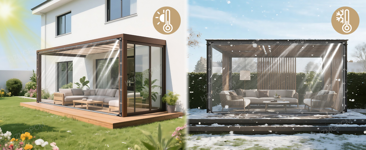 clear waterproof tarp