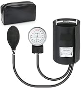 Aneroid Sphygmomanometer, LotFancy Manual Blood Pressure Monitor, Large Adult Cuff 13 to 20 Inches