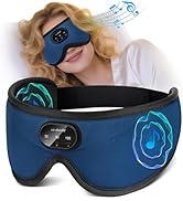 LC-dolida 5.4 Bluetooth Sleep Mask with White Noise,Sleep Headphones,Bluetooth Wireless Music Eye...