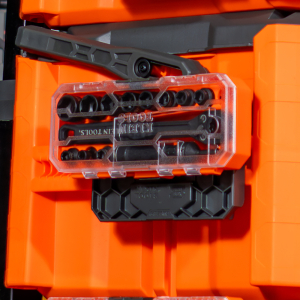 Pass Through Socket Wrench Set with 11 sockets and impact adapter