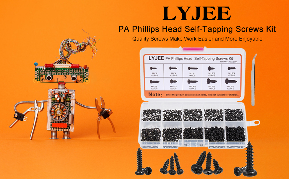 pa phillips head self-tapping screws kit
