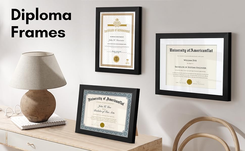 Diploma Frame with Mat