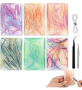 6Pcs Picky Pad, Skin Picking Fidget Toys for Anxiety Relax, Colourful Rectangle Sensory Pick Pad ...