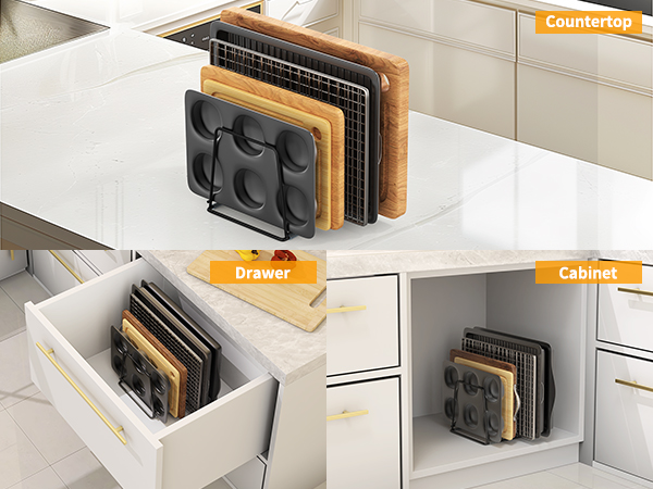 LAEMYFYRE Cutting Board Holder Stand
