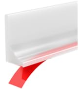 Shower Threshold Water Dam Silicone Shower Water Guard Collapsible Shower Door Bottom Seal
