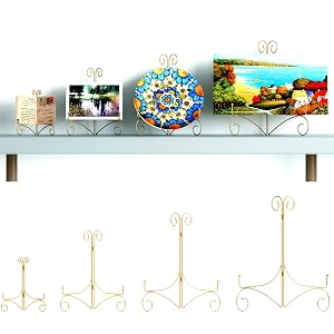 gold plate stand