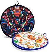 Eichzer 2Pcs Tortilla Warmer Taco 12 Inch Insulated Cloth Pouch - Microwavable Use Fabric Bag to ...
