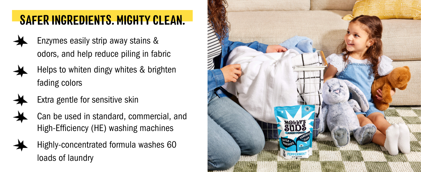 Safe Ingredients. Powerful Clean.