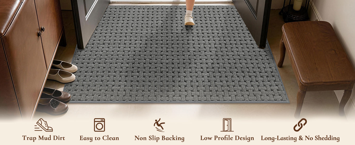 dirt trapper door mat indoor