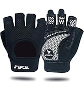 ATERCEL Weight Lifting Gloves Full Palm Protection, Workout Gloves for Gym, Cycling, Exercise, Br...