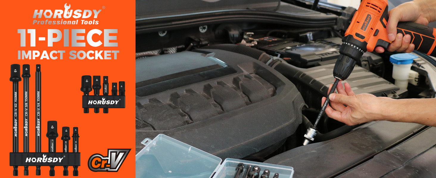 Impact socket set
