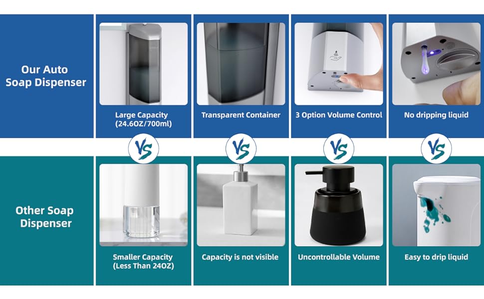 162 sliver auto soap dispenser