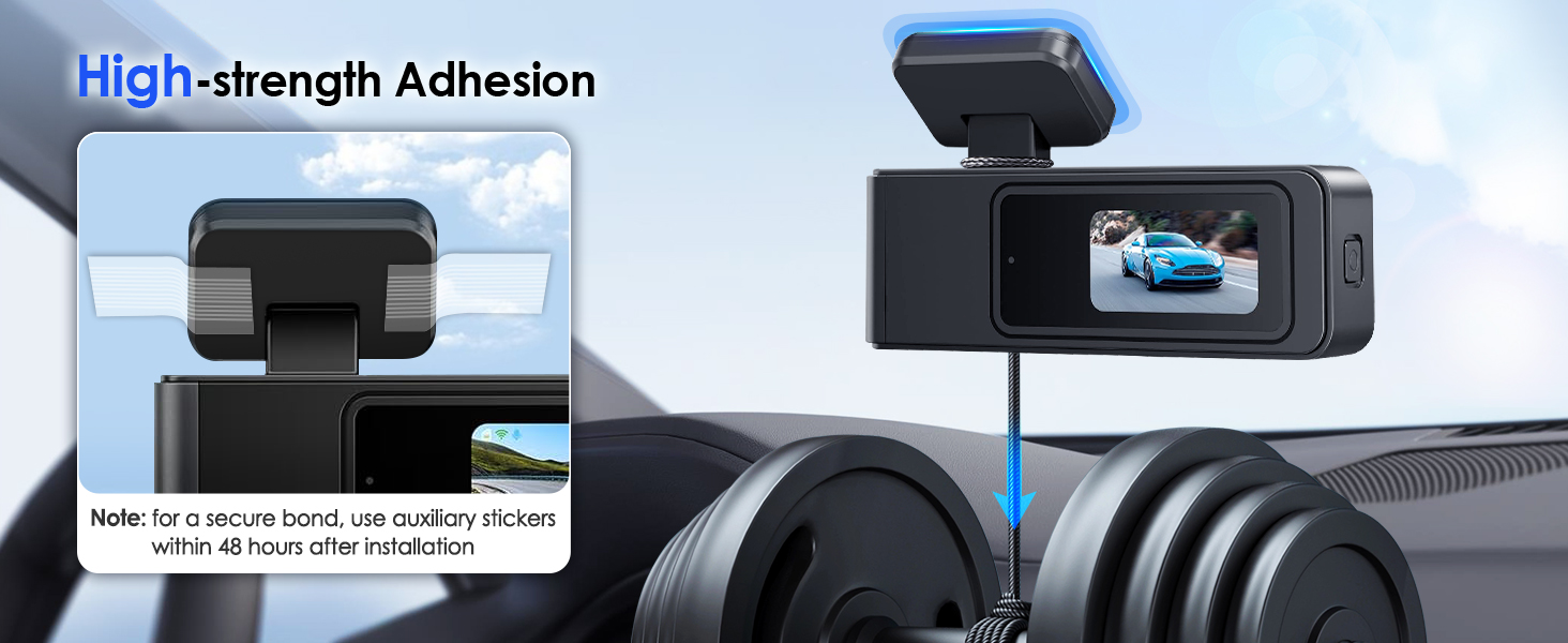 dashcam sticky pads for windshield 3m dash cam adhesive