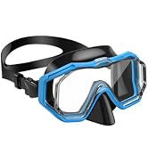 WSTOO Kids Swim Goggles with Nose Cover, HD 3-Window Vision Safe Shatterproof Lens, Anti-Fog-Leak...