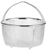 HAOHIZE Mesh Steaming Basket, Steamer Basket for Instant Pot Accessories Stainless Steel with Com...