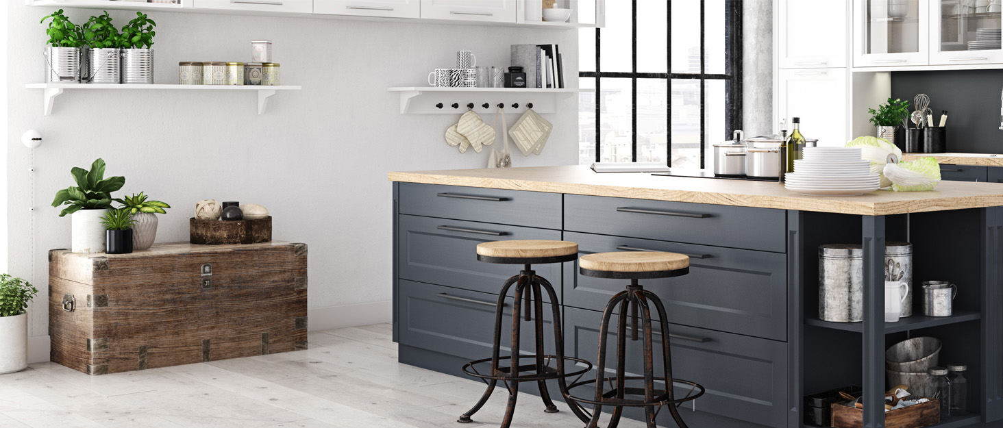 Nordic minimalist style kitchen