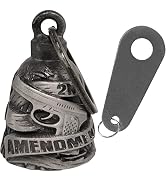Dream Apparel Motorcycle Biker Bell W/ Motorcycle Bell Hanger, Motorcycle Accessories or Key Chai...