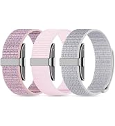 Polyjoy 3-Pack Nylon Loop Sport Replacement Bands Compatible with Hume Health Band, Soft Breathab...