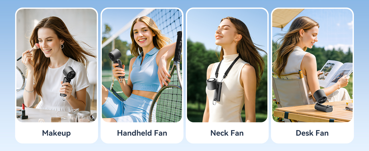 3-IN-1 FoldableMini Personal Fan