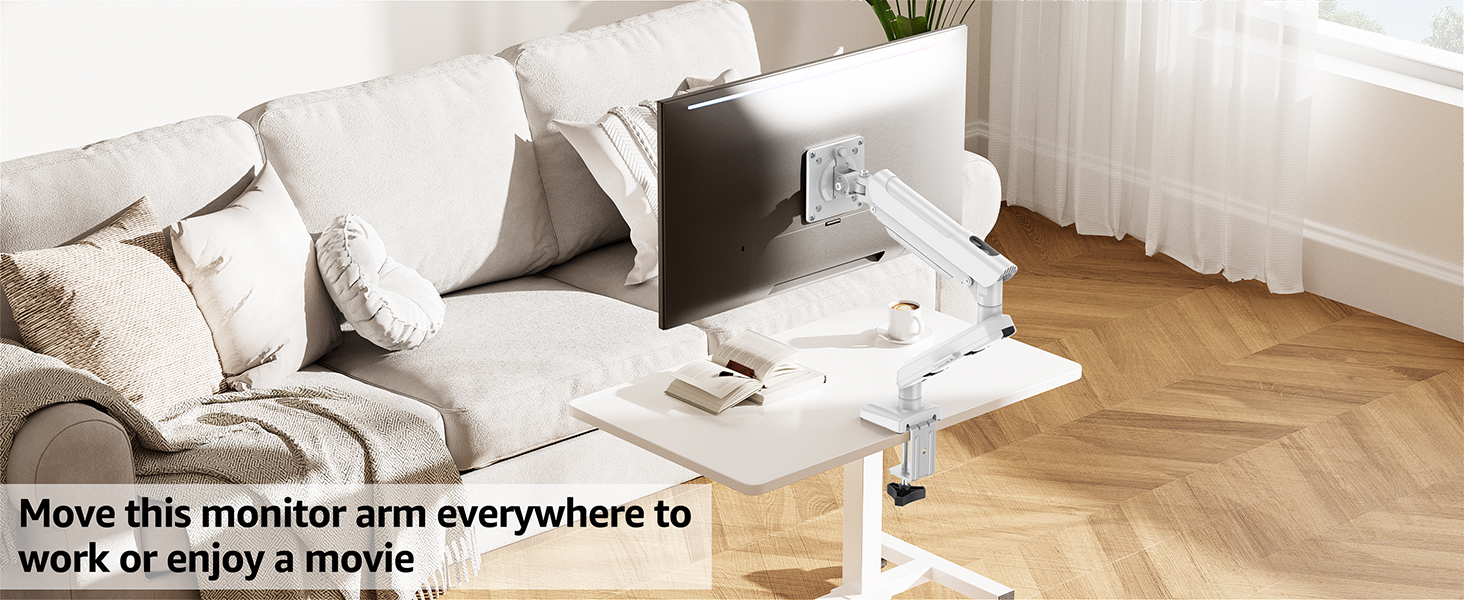 single monitor desk mount