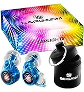 Eargasm Earlights Light Up High Fidelity LED Earplugs for Concerts, Festivals, Raves, Musicians, ...