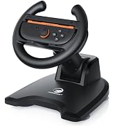 HONCAM Steering Wheel for Nintendo Switch/Switch 2, Racing Wheel Table Attachment with 4 Suction ...